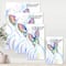 Designart - Iridiscent Butterfly - Traditional Canvas Wall Art Print
